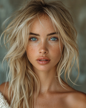 Rococo Reverie: Capturing Carla’s Freckled Beauty in America's Model