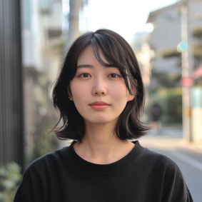 Chizuko's Mingei Chic: A Portrait of Japanese Model Embracing Traditional Aesthetics and Modern Style