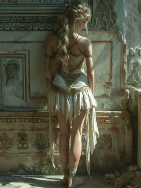 Ethereal Elegance: Ann Thetis Blacker Embraces Greek Beauty in Fantasy Art