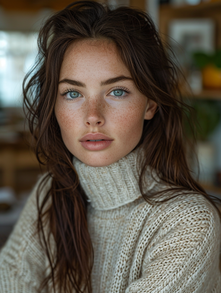 Freckled Beauty: A Portrait of Eszter Mattioni Embracing Irish ...