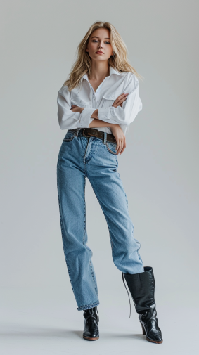 Graceful Elegance: A Portrait of Strength and Style