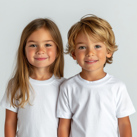 Innocent Smiles: Barbizon School Child Models Captured in Detailed Product Photo by Christian Hilfgott Brand