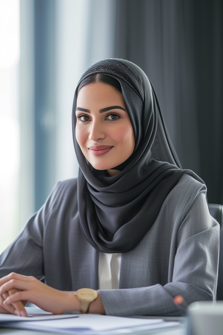 Modern Working Woman: Embracing Diversity in Dubai's Vibrant Office | iFoto