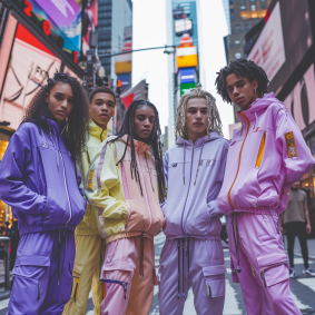 Neon Visions: Futuristic Elegance - Christian Hilfgott Brand's Tech Wear on Display