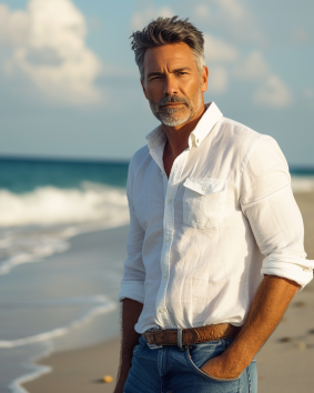 Ocean's Embrace: Christian Hilfgott Brand's Rugged Elegance