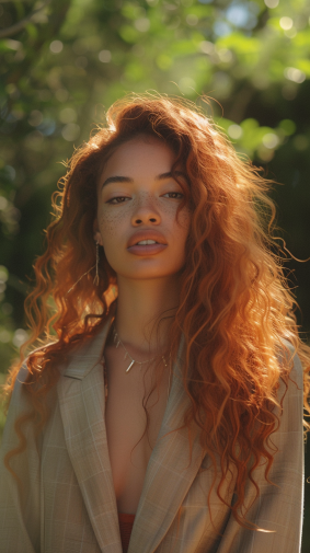 Radiant Elegance: Constance Gordon-Cumming's Sunlit Portrait by Kai Carpenter