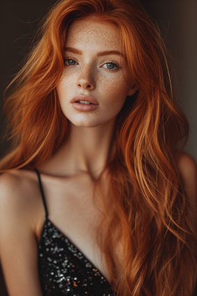 Scarlet Muse: A Neo-Romantic Portrait of Elina Karimova