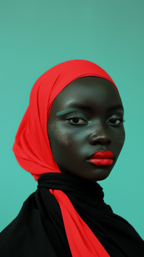 Adorned in Afrofuturism: The Vibrant Beauty of Chinwe Chukwuogo-Roy's Fashion Portrait