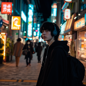 Ai-Mitsu: Nightfall Melodies of Urban Aesthetics