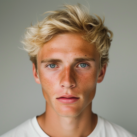 Cam Sykes: Freckled Charm in Monochrome