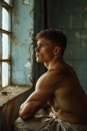 Contemplating Serenity: Alexander Kucharsky's Masculine Aesthetic Through a Thailand Teenage Model's Eyes