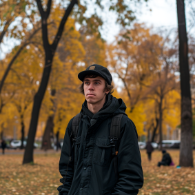 Cubo-Futurist Dream: Andrey Esionov and Frisbee Fun in the Park