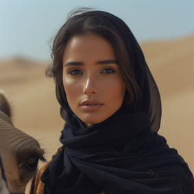 Desert Elegance: Elina Karimova's Aesthetic Portrayal of a Libyan ...