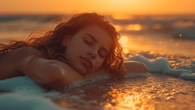 Dreams of the Riviera: Anna Maria Barbara Abesch in Artful Repose