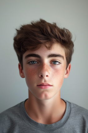 Dutch Delight: Evan Charlton's Freckled Portrait
