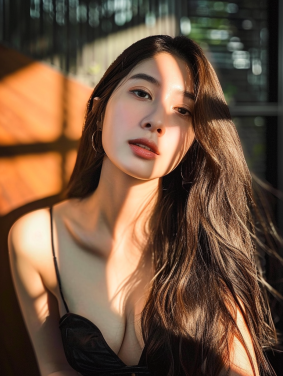 Elegance in the Breeze: A Captivating Portrait of Fan Qi in Phuoc Quan
