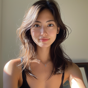 Glowing Elegance: Ai Xuan's Private Portrait of Hong Kong Model for Johnson Ting