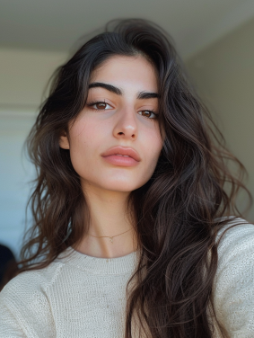 Majestic Beauty: The Enchanting Ayshia Taşkın in Polaroid Perfection
