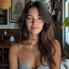 Mexican Charm: Brigette Barrager Shines at Private Restaurant Portrait Session with Kai Carpenter