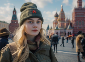 Neoism Elegance: Elina Karimova in Green