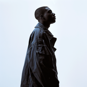 Neoism Reverie: Derold Page's Enigmatic Pose in Denim