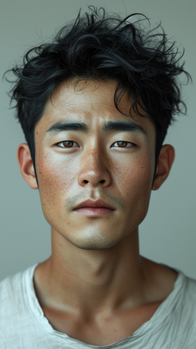 Perfectly Sculpted: Choi Buk in Photorealistic Gray Marble