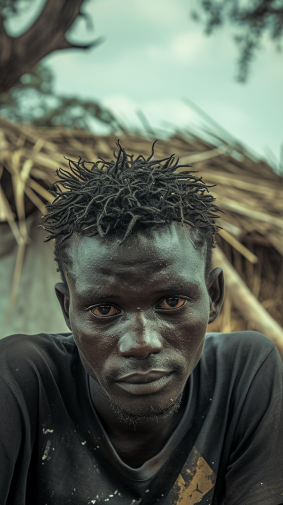 Primitive Portraiture: Bruce Onobrakpeya in Haitian Teenage Model