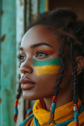 Resilient Beauty: Embracing Heritage Through Art