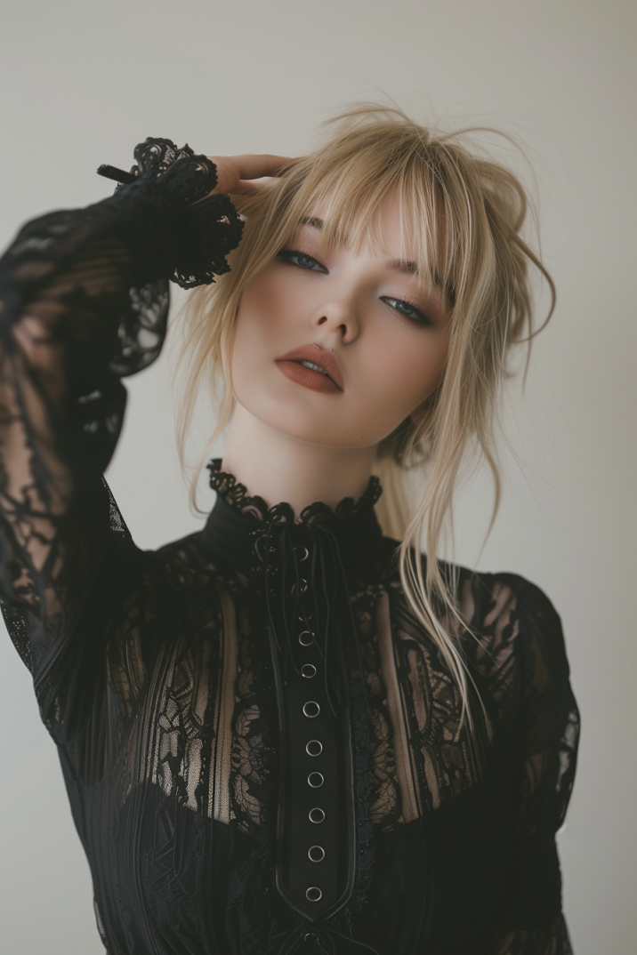 Rococo Elegance: Hungarian Teenage Model Embracing Ayami Kojima's ...