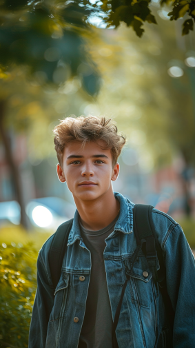 Russian Charm in Vancouver: Kai Carpenter Modeling for Anthony Angarola in School Park
