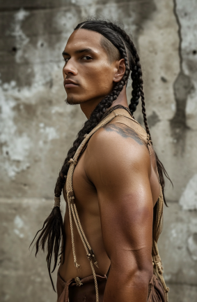 Samoan Serenade: Derek Chittock's Stoic Stance Amidst Stone Walls