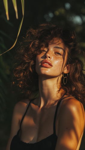 Samoan Serenity: Carla Wyzgala's Freckled Aesthetic Portrait