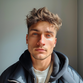 Serious Gaze: Brazilian Male Model Andrew Domachowski by Kai Carpenter