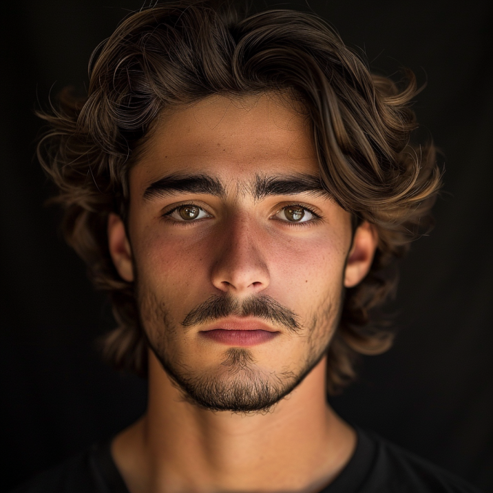 Solemn Gaze: Tunisian Male Model Captured in Plasticine Portrait by ...