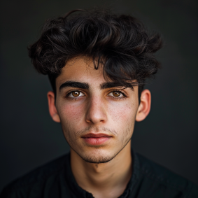 Turkish Elegance in Monochrome: A Photorealistic Portrait of Anthony Angarola