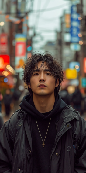 Urban Elegance: A Portrait of Modern Japanese Youth