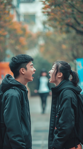 Urban Elegance: Greek Teenage Models By An Zhengwen in Institutional Setting