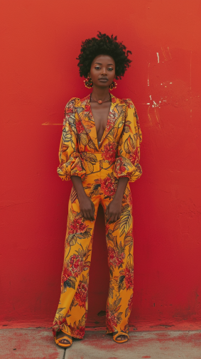 Vibrant Summer Princess: Ugandan Model Celebrating Maximalism by Chinwe Chukwuogo-Roy