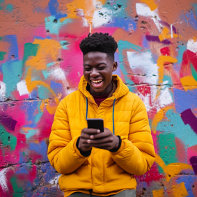 Vibrant Tanzanian Vision: Modernity in Bright Yellow