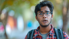 Visionary Encounter: Bikash Bhattacharjee's Surprised Gaze - Hyper-realism in Samikshavad