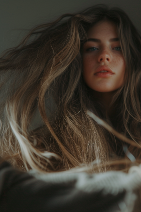 Wind Dance: Native American Elegance in Rococo Portrait by Dave Melvin